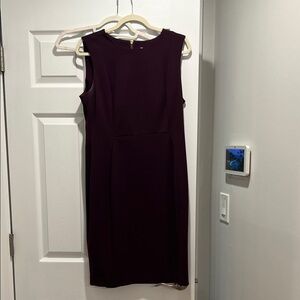 Calvin Klein Deep Purple Midi Dress
